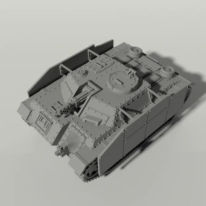 Grim StuG OR Grim Panzer IV Tank STLs product image (8)