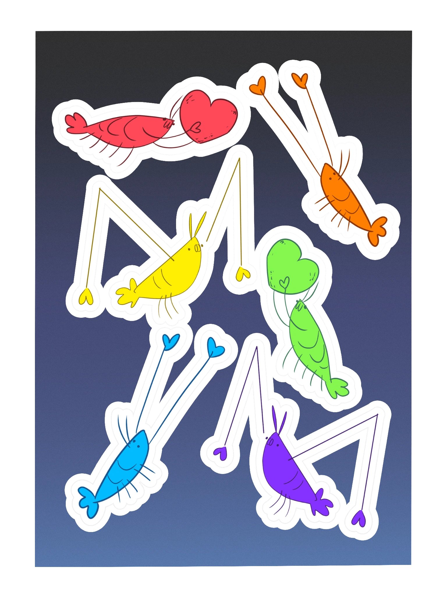 SHRAMPS Sticker Set product image (3)