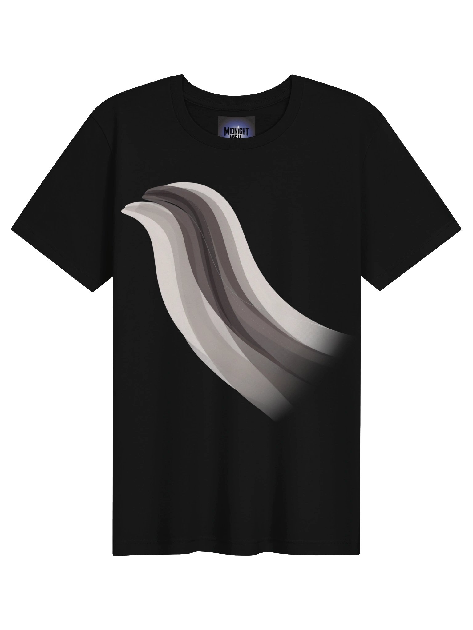 Midnight Veil Flowing Form T-Shirt product image (3)