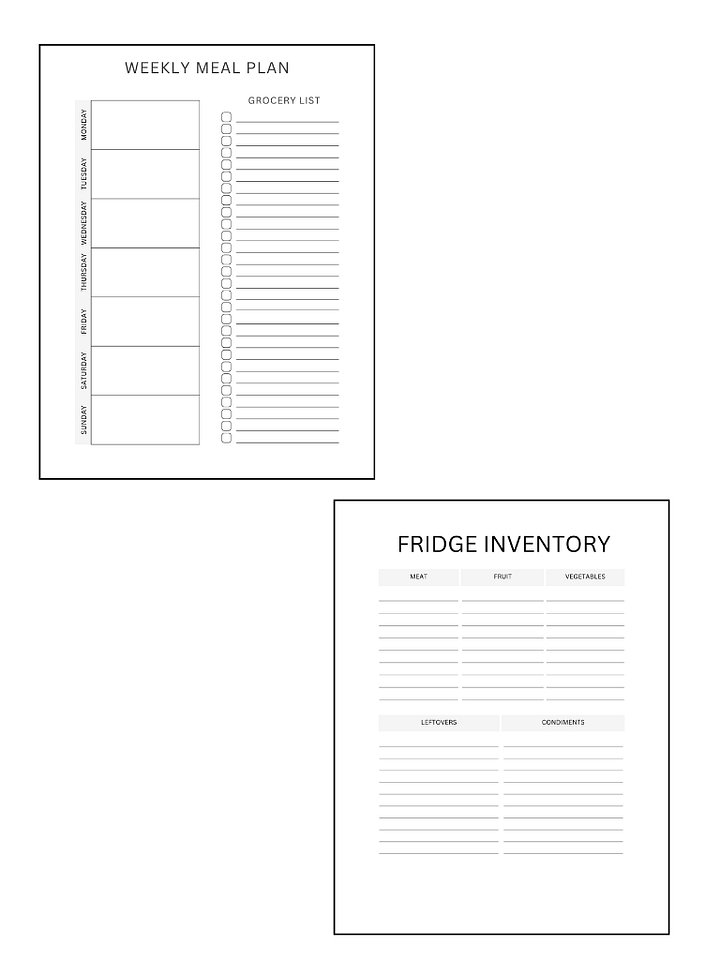 Meal Planner - Printable PDF product image (2)