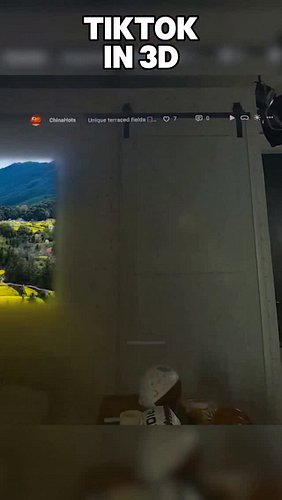 The Quest 3 finally has a Spatial TikTok...🎥
