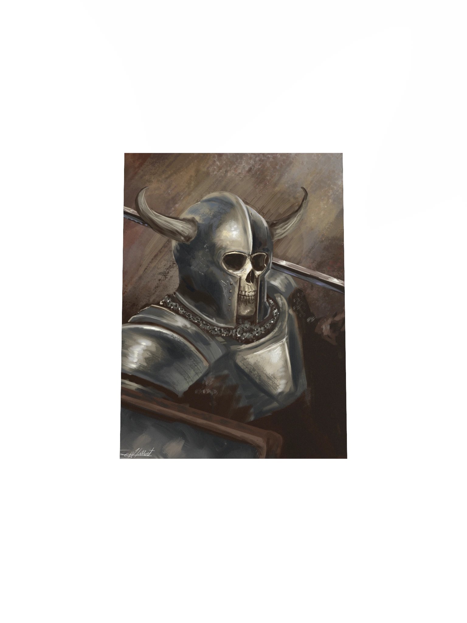 Undead Knight Print product image (14)