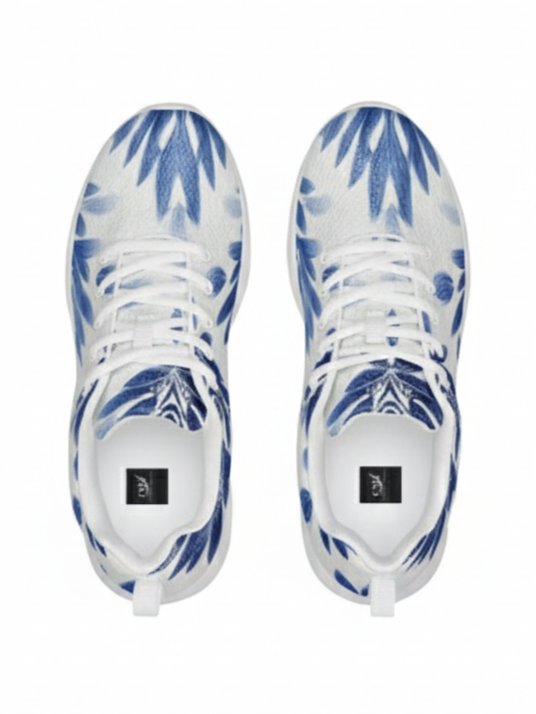 Women’s Blue Leaf Athletic Sneakers product image (1)