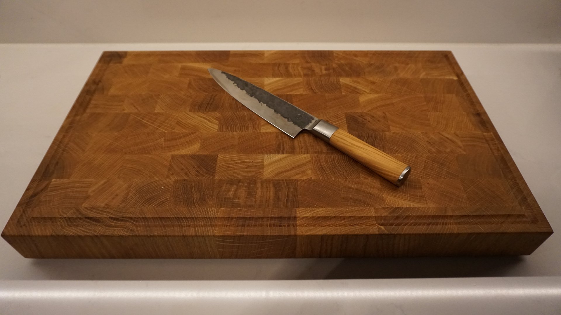 Kopshout snijplank (60cm x 36cm x 5.5cm) product image (2)