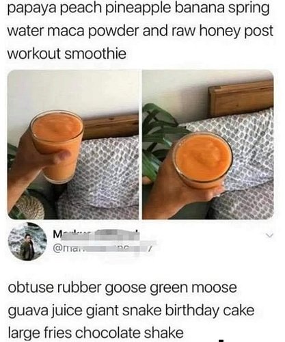 Do you order something simple in a coffee shop/smoothie shop or are you someone who has a long list of items you want?