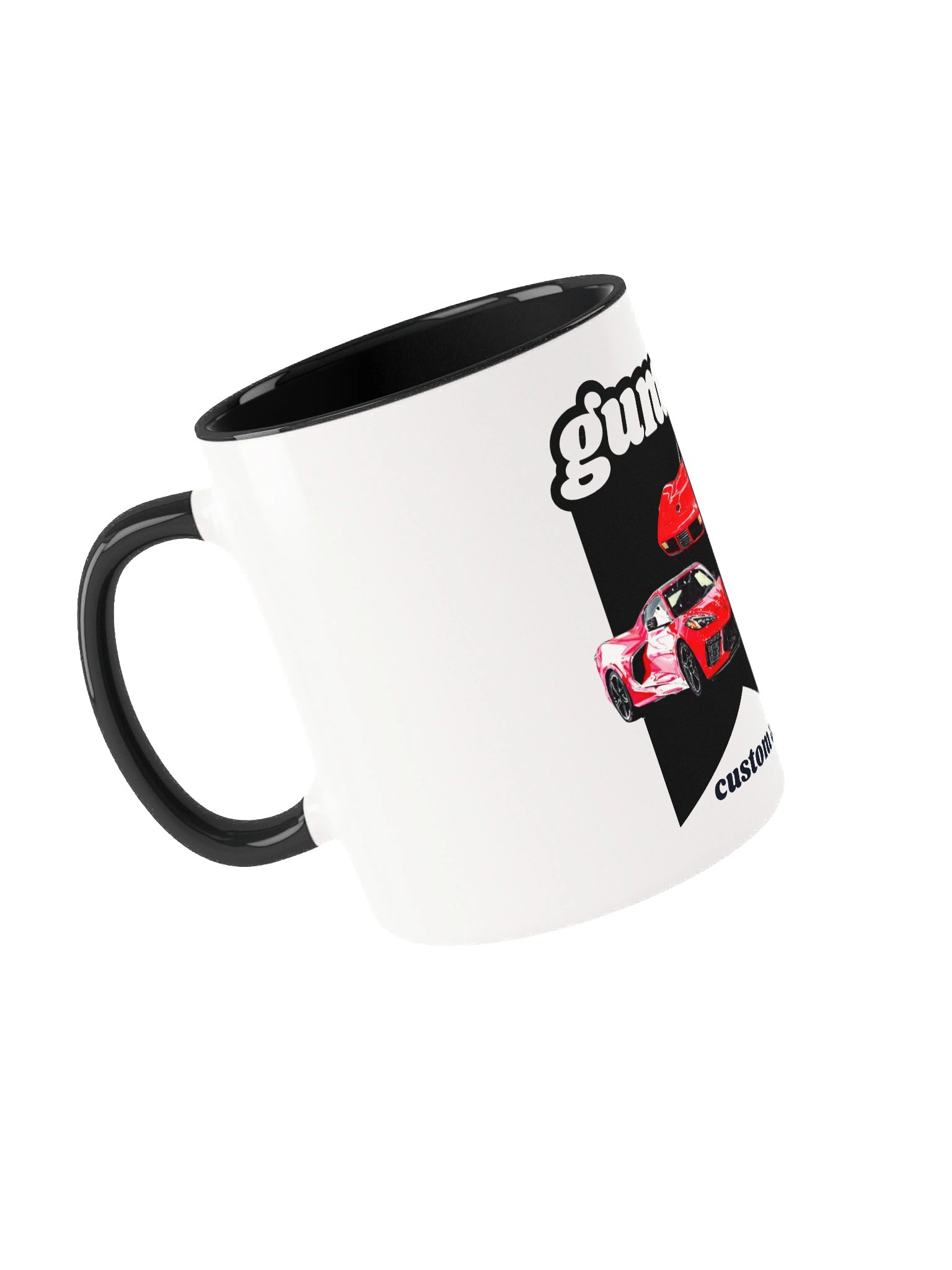 GUMZ. Chevron Red Car Ceramic Mug product image (2)