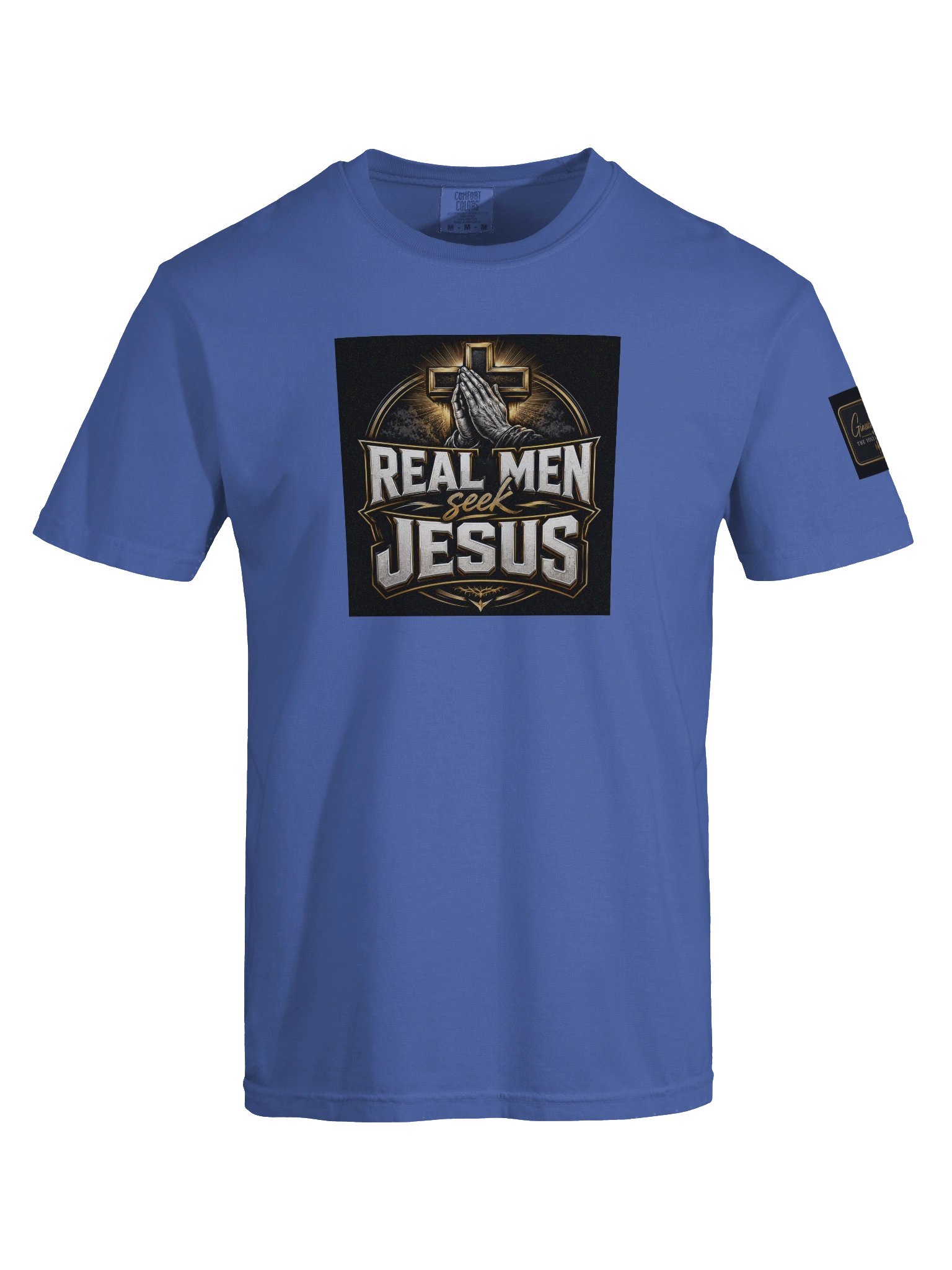 Real Men Tee-Blue product image (5)