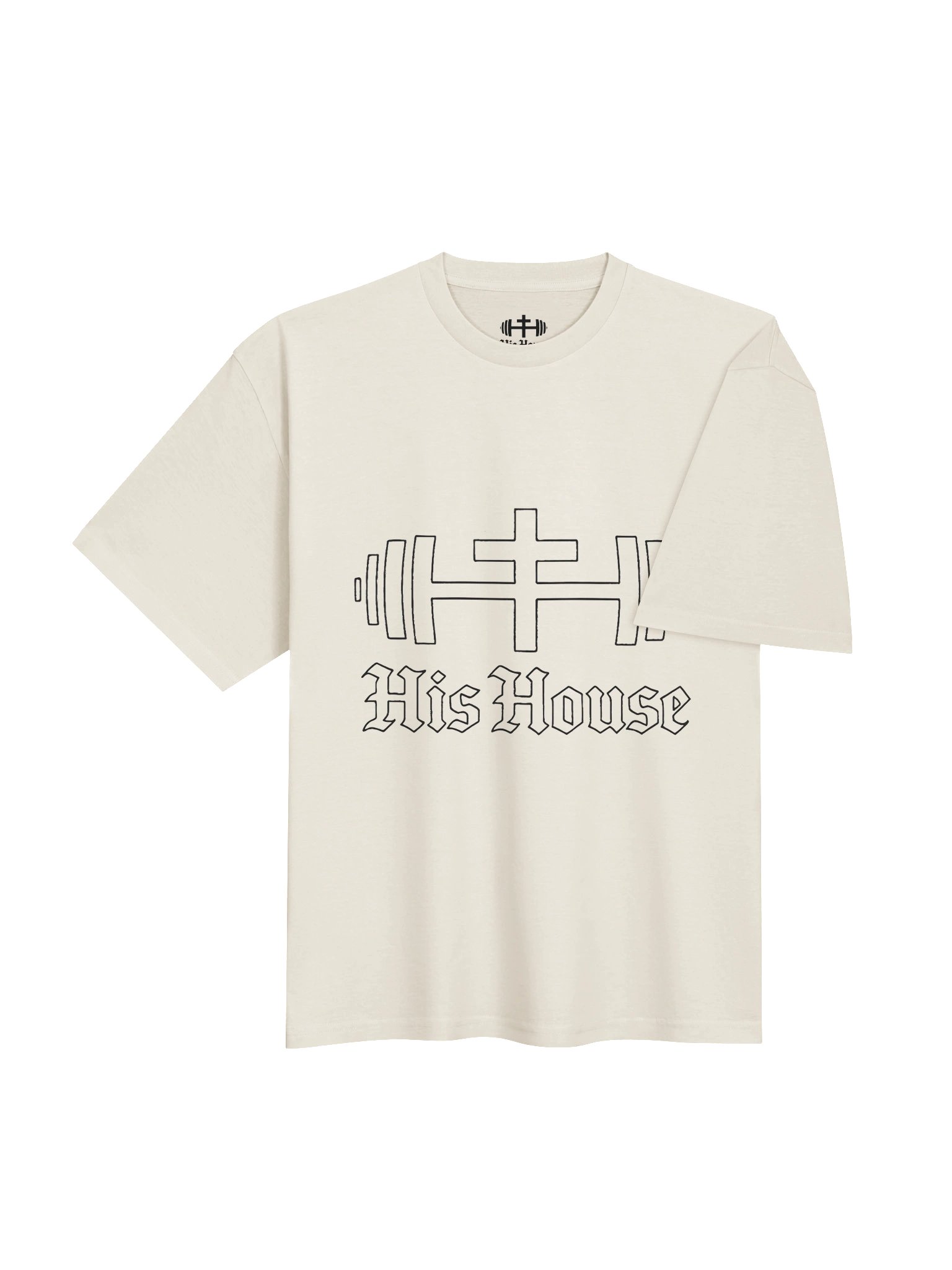 His House Mens Middleweight Oversized T-shirt product image (4)