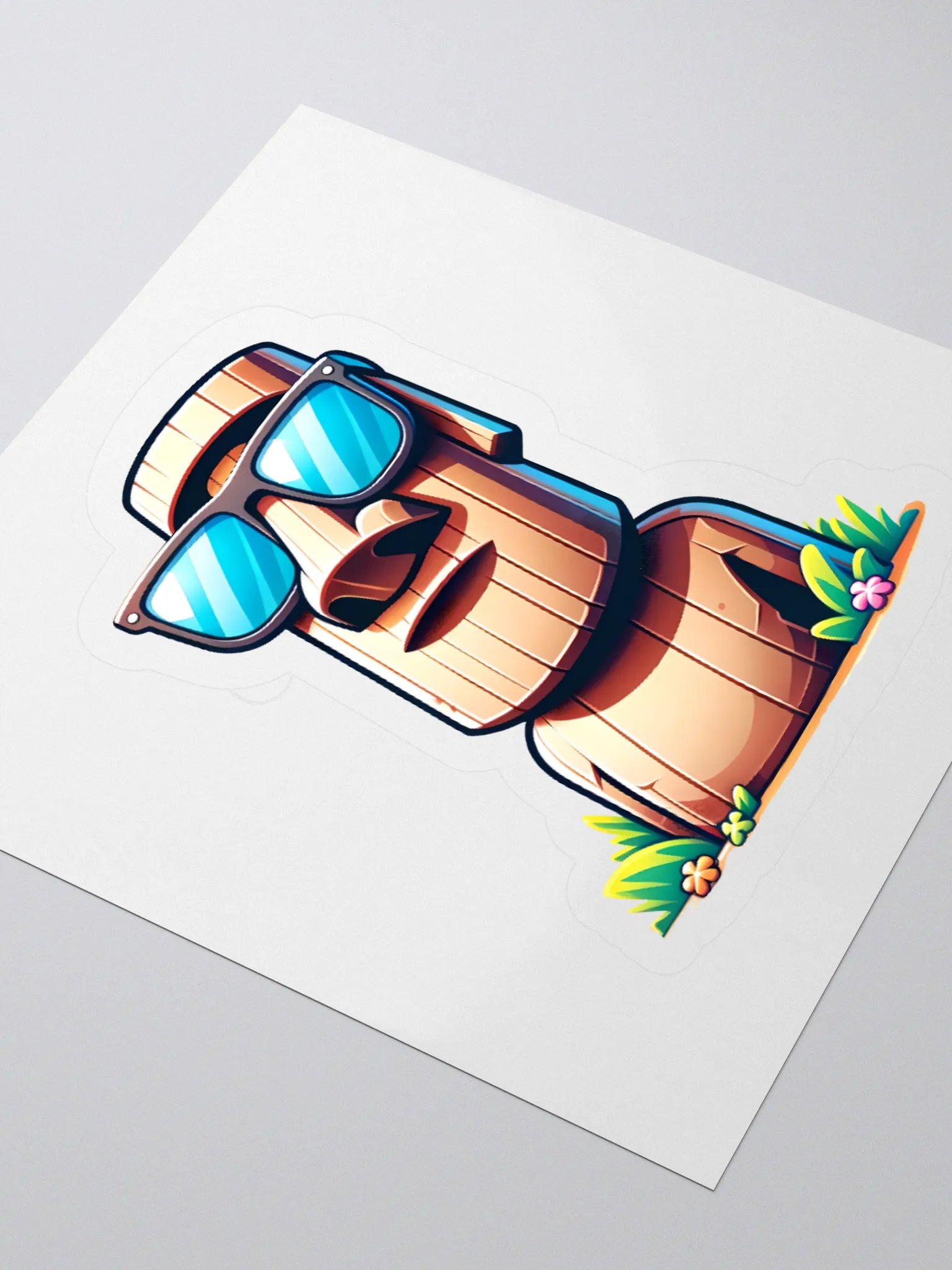 Chill Moai Sticker product image (3)