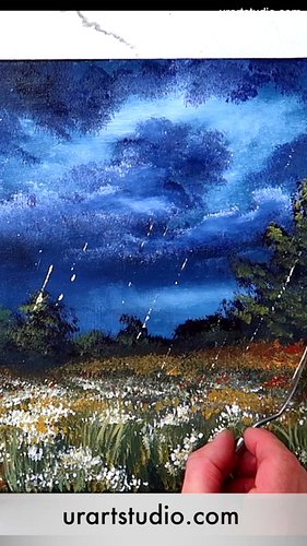 SPRING RAIN CLOUD Quick Acrylic Landscape Painting Oval Brush Art #artforbeginnersSPRING

 RAIN CLOUD Quick Acrylic Landscape...