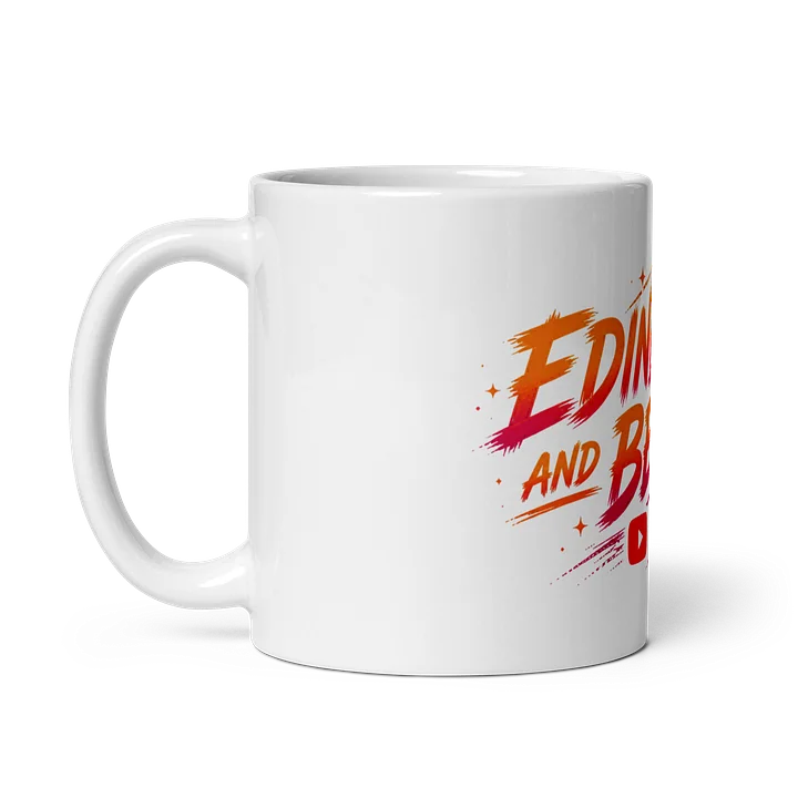 EDINBURGH and BEYOND Brush‑Stroke Glossy Mug product image (4)