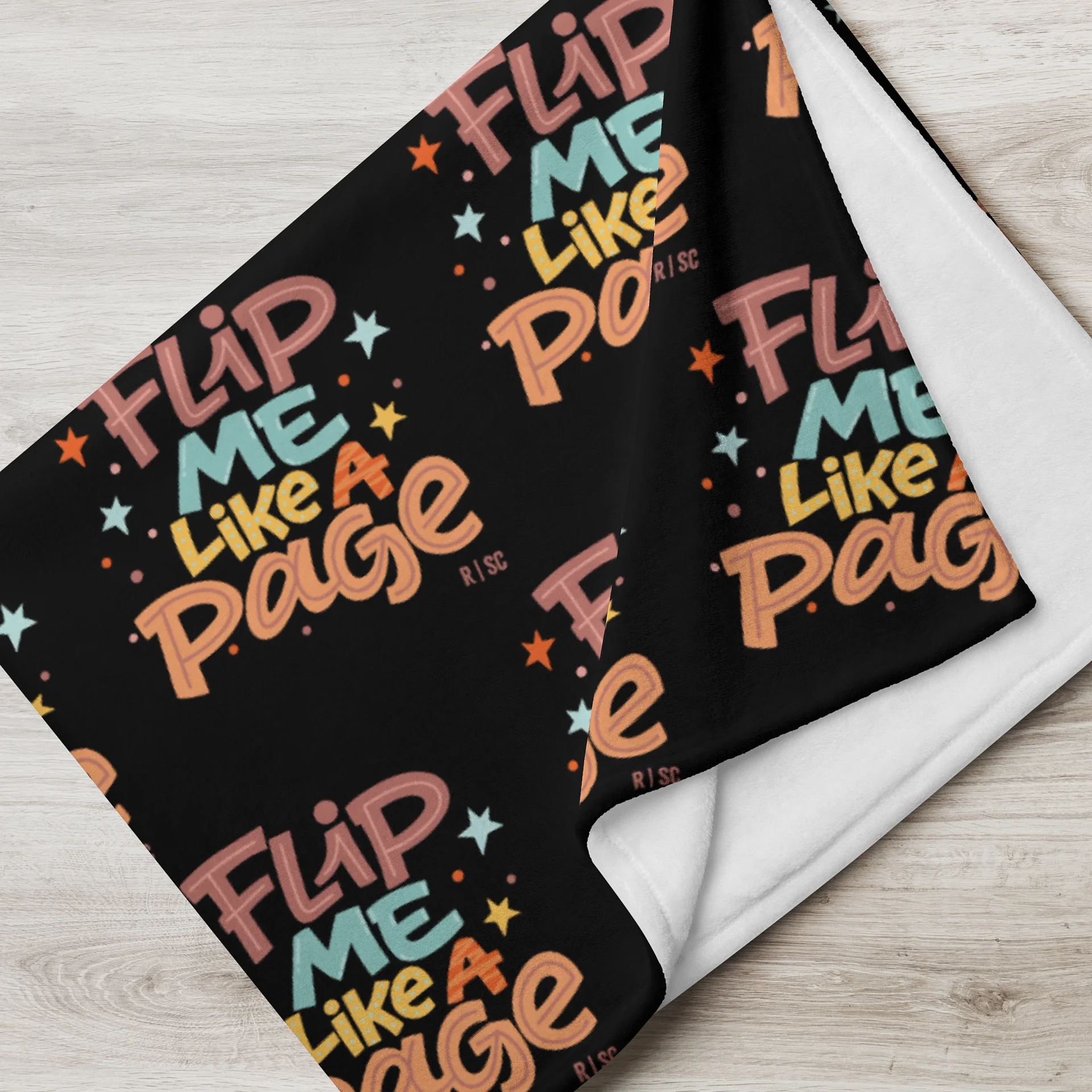 Flip Me Like a Page Blanket product image (7)