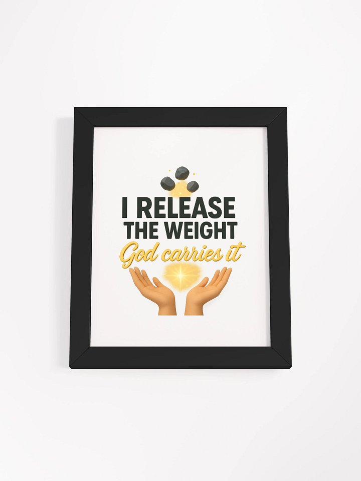 Divine Burden Framed Poster product image (1)