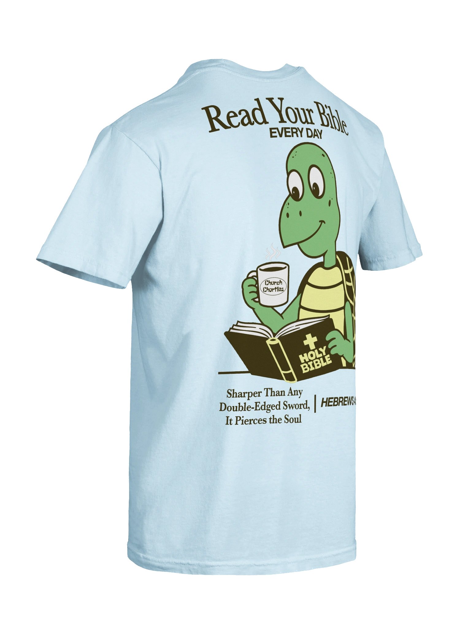 Read Your Bible Tee - Light Blue product image (8)
