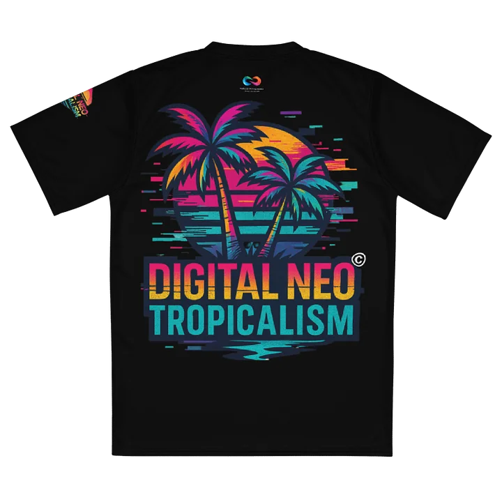 LIMITED EDITION - CNX Core All-over print Unisex Tee — Digital Neo Tropicalism 002 product image (2)