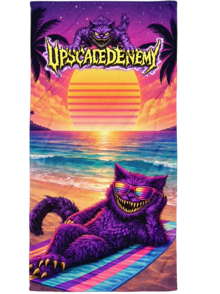 Upscaled - 80s Baby! Beach Towel product image (2)