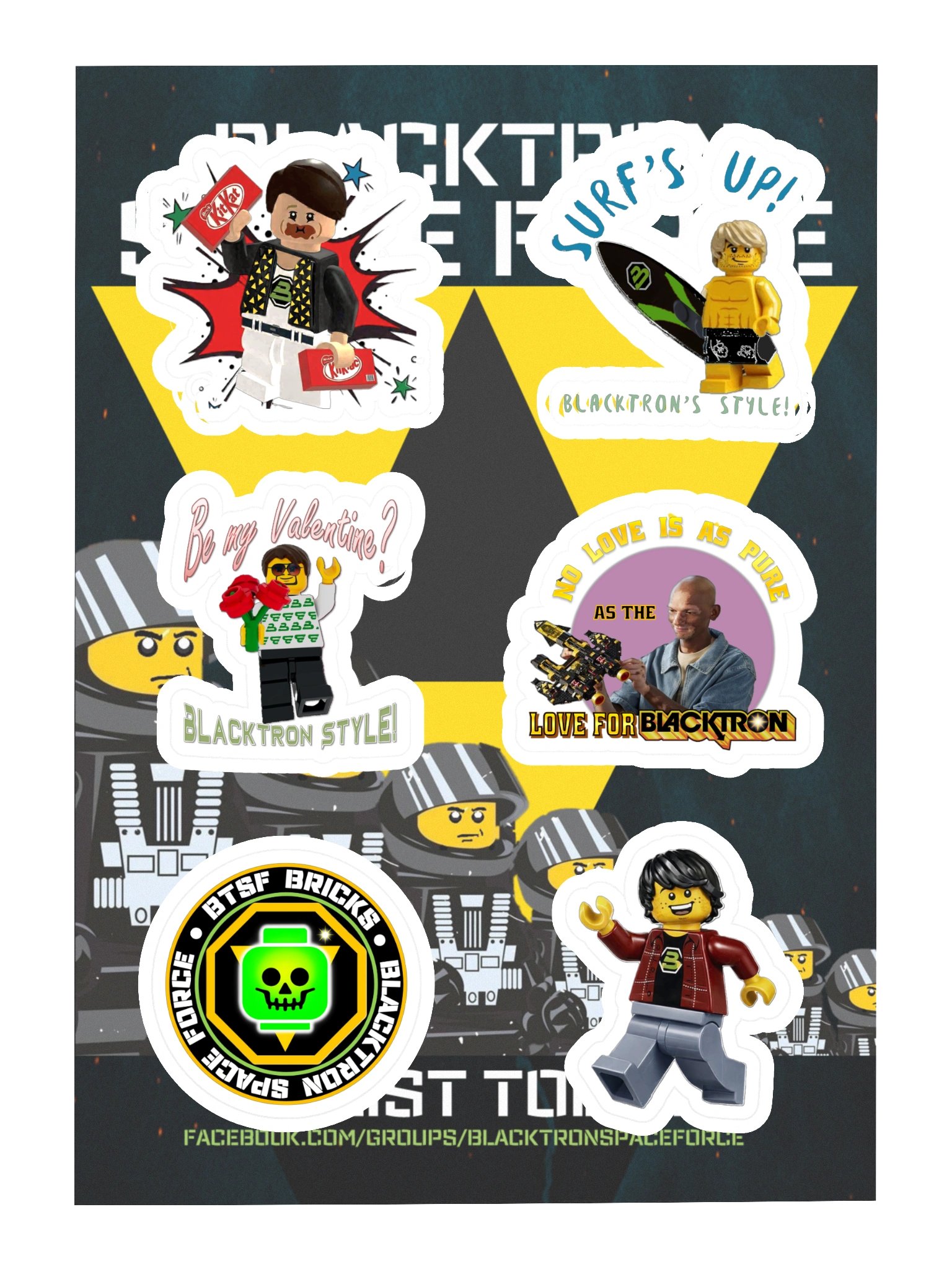 Blacktron Space Force Sticker Pack 2 product image (3)