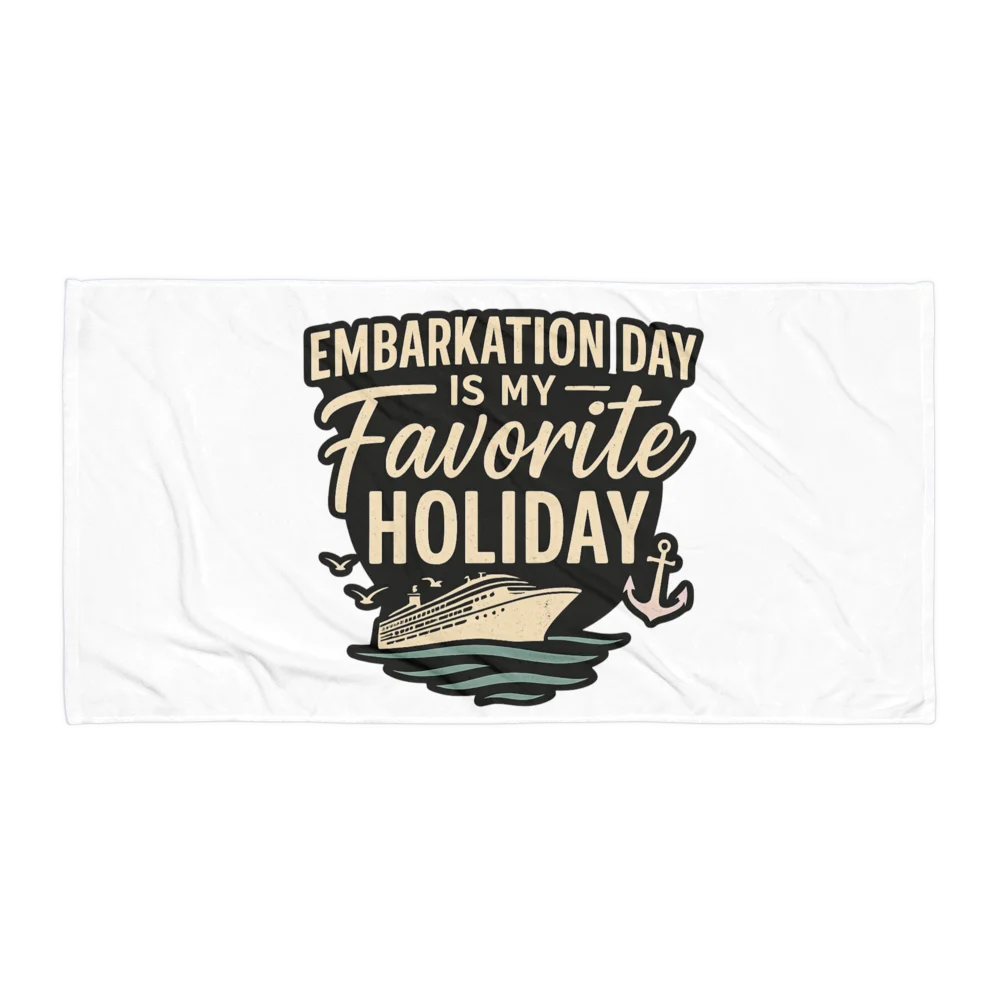 Embarkation Day Towel product image (1)