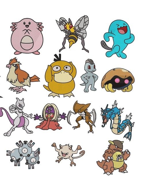 Pika chu Embroidery Design Bundle – 160 Files | 6 Sizes | Machine Embroidery product image (5)