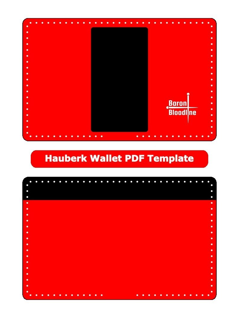 Hauberk Wallet (PDF Template) product image (1)