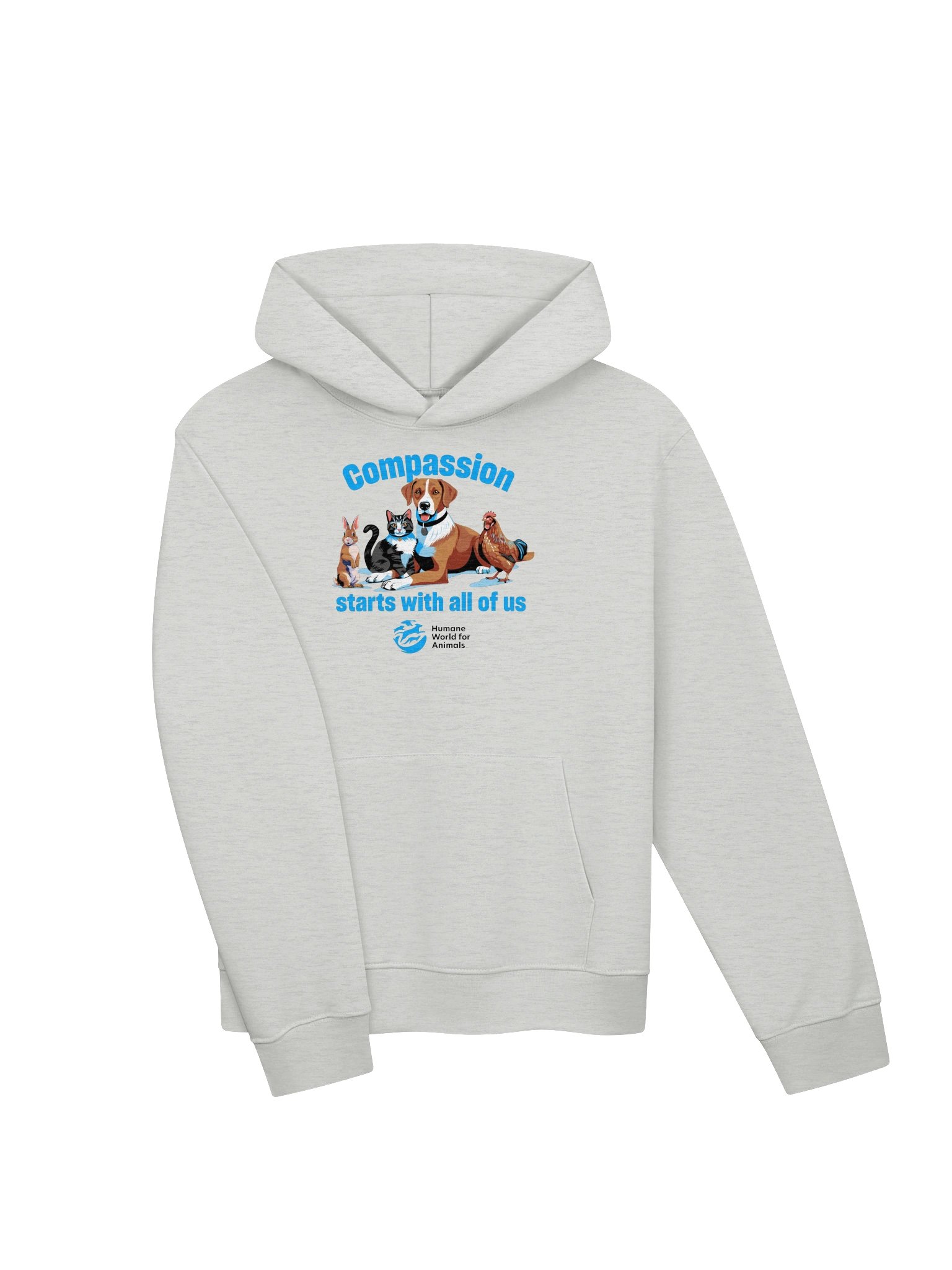Compassion starts with all of us - Illustration - Hoodie product image (3)