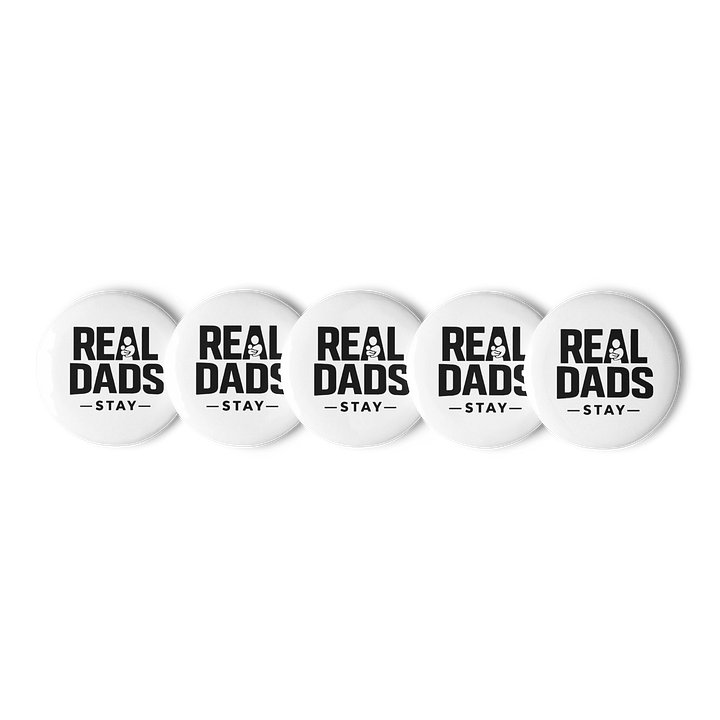 Real Dads Stay Pin Button Set product image (1)