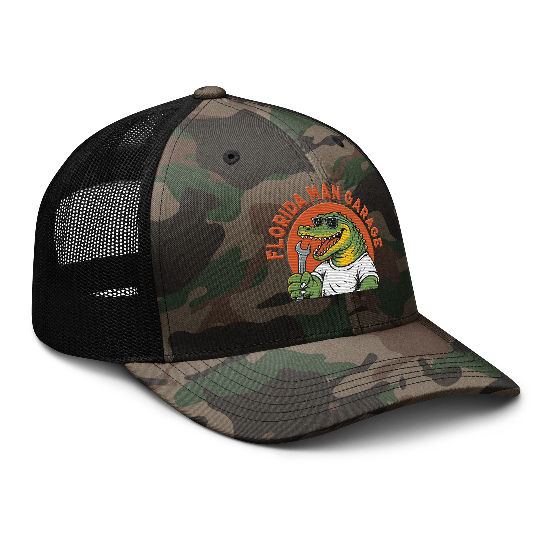 Florida Man Garage Camo Hat product image (8)