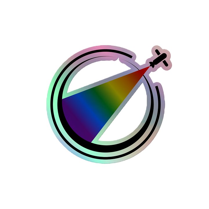 SpaceFromSpace Icon Holographic Sticker product image (2)
