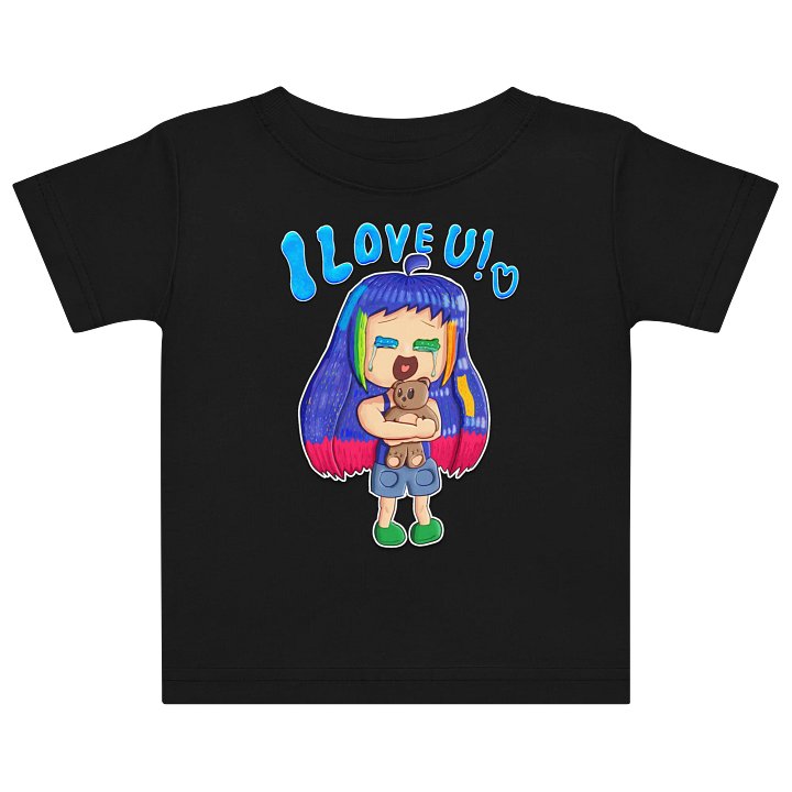 cute cocoloco hugs a cute teddy bear T-Shirt [Kids Ver.] product image (1)