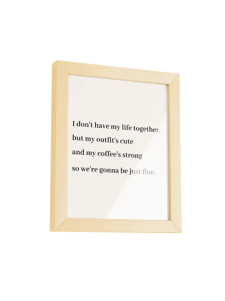 We're Fine wall art product image (6)