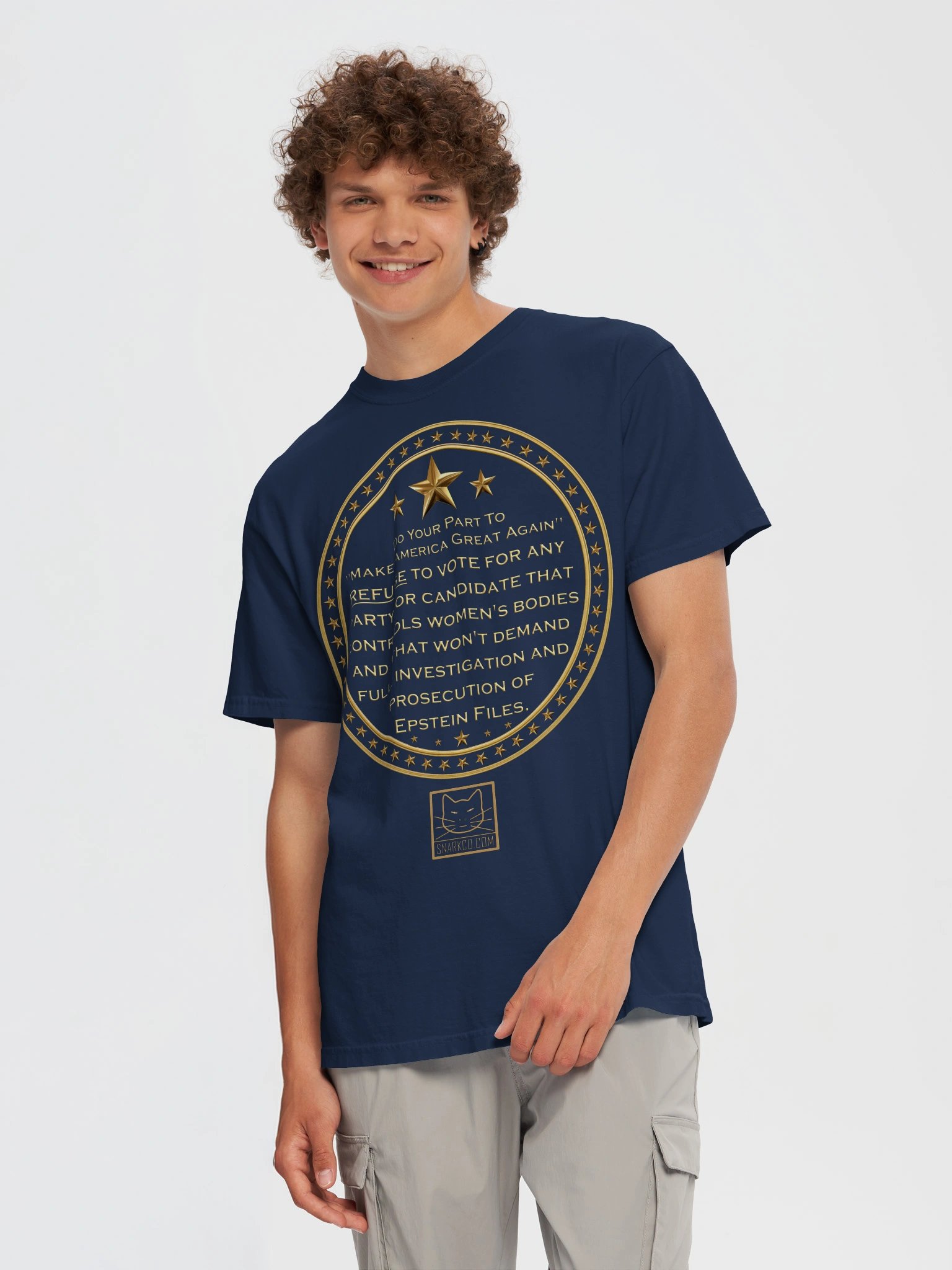 High quality tee shirt says: "D your part to make America great again..." product image (6)