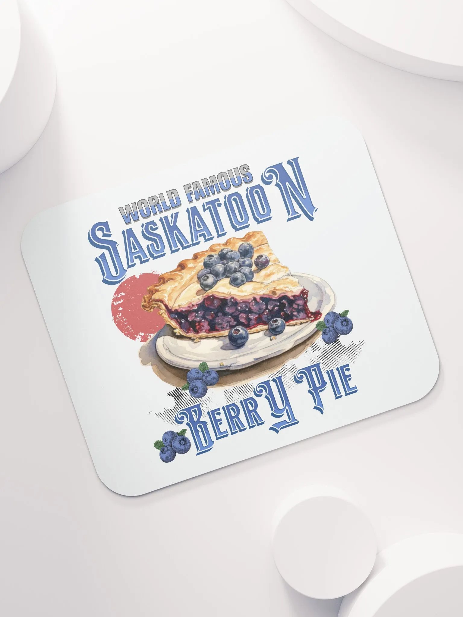 Saskatoon Berry Pie Mouse Pad product image (3)