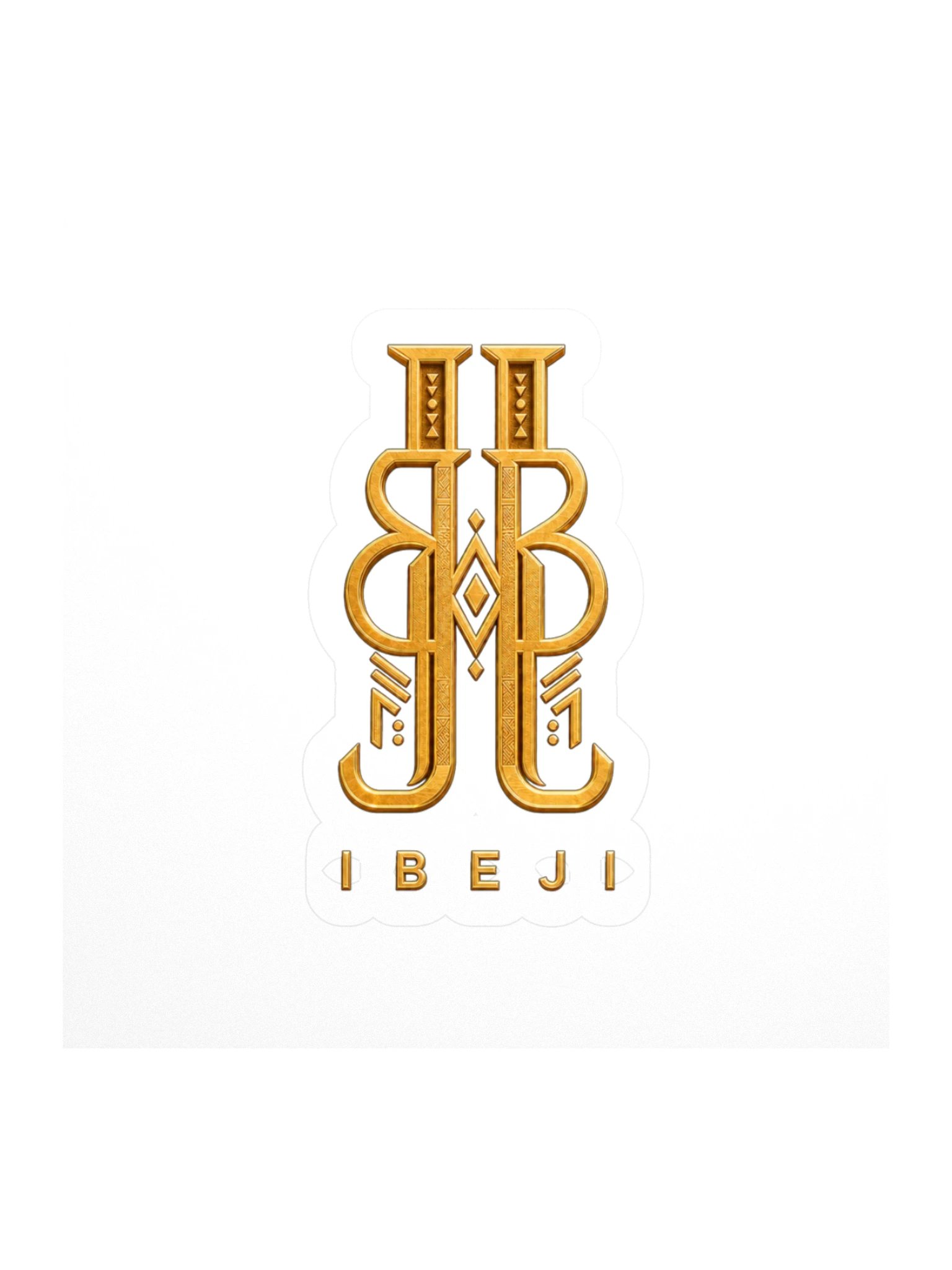 IBEJI 24K Logo Sticker