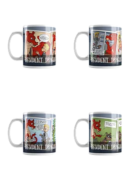 Resident Dragon Four Mug Set - Buy and Save!