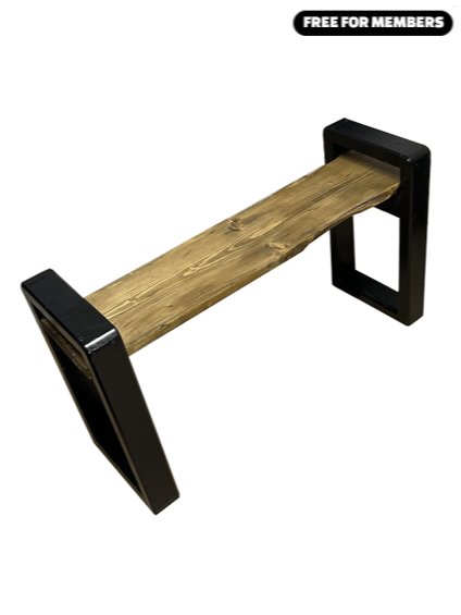 Bench from 2x4s and Scrap 2x10 product image (1)