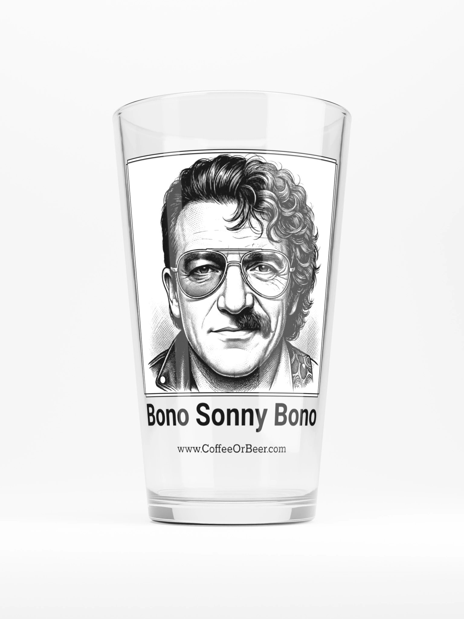 Bono Sonny Bono Dark Beers Pint Glass product image (1)