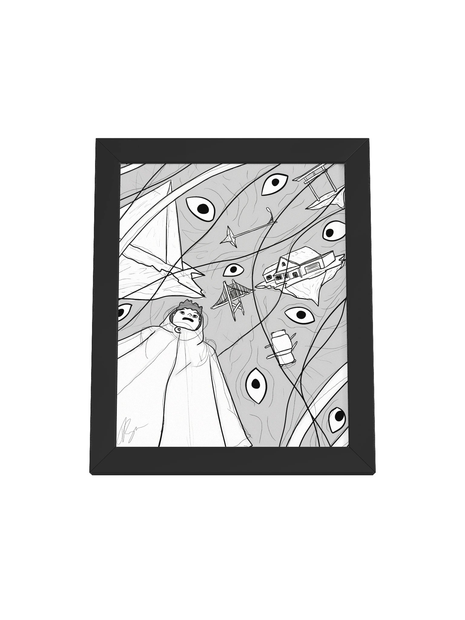 Lost — Framed Print product image (1)