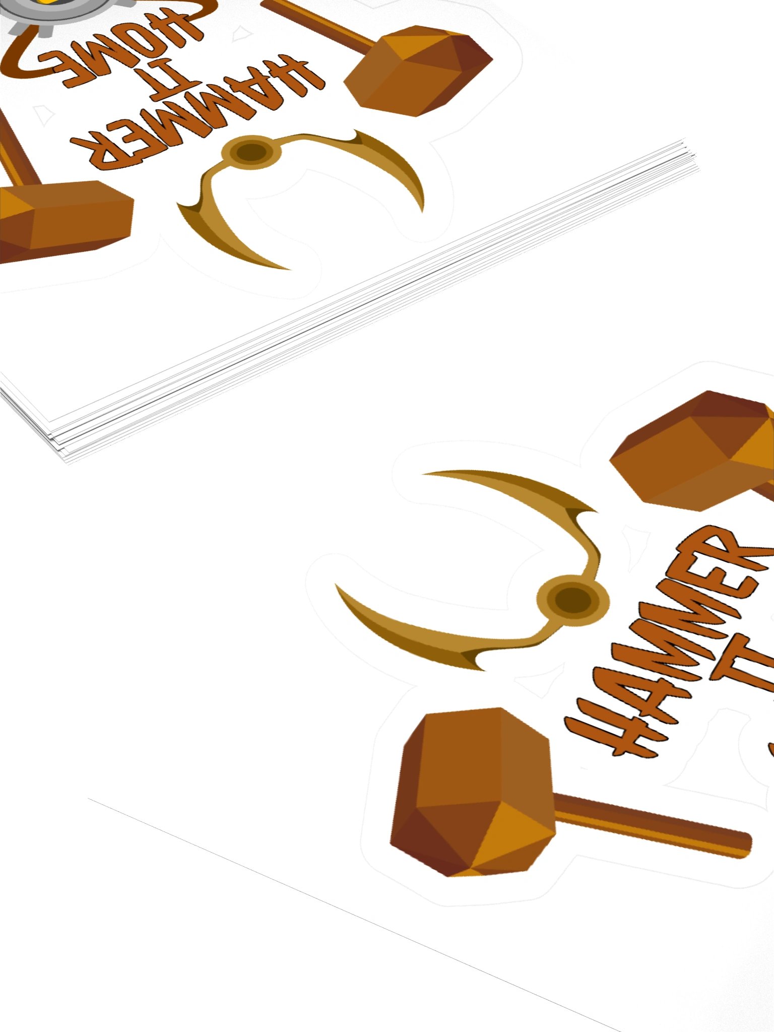 Hammer Master Sticker (Inspired by Wallop) product image (4)
