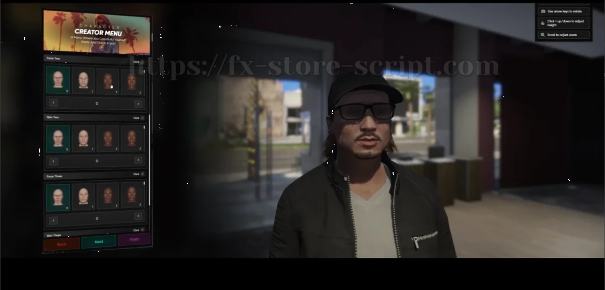 FiveM Clothing v2 & Appearance Script (Clothing, Barber,Tattoo, Char Creator) QB / ESX / QBOX product image (1)