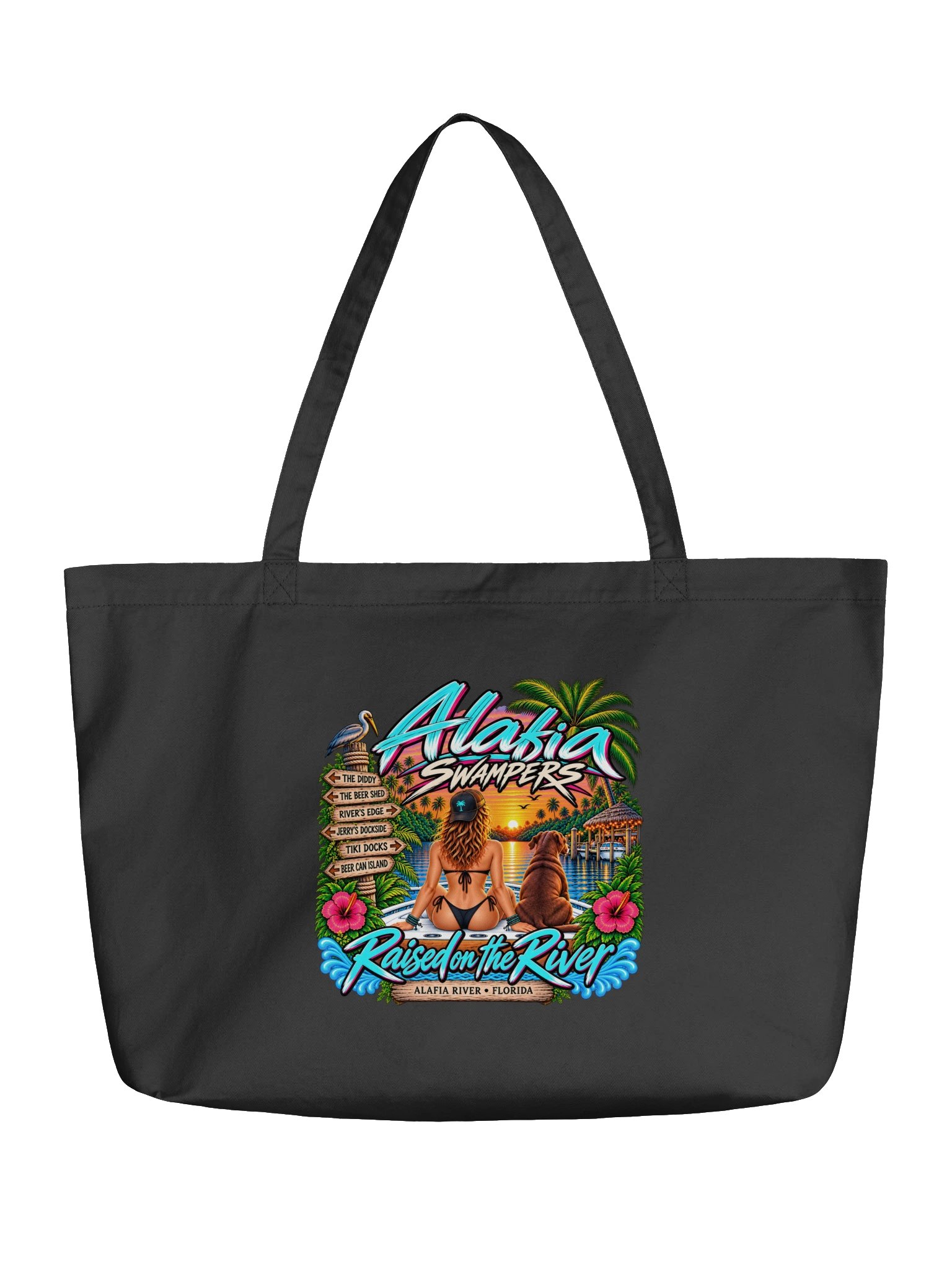 Raised on the River Organic Tote product image (1)