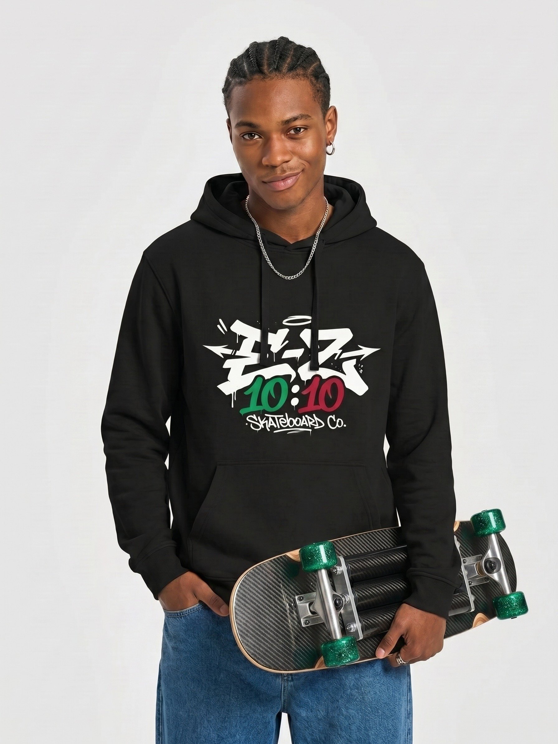 E-Z 10:10 Graffiti Logo Hoodie product image (1)