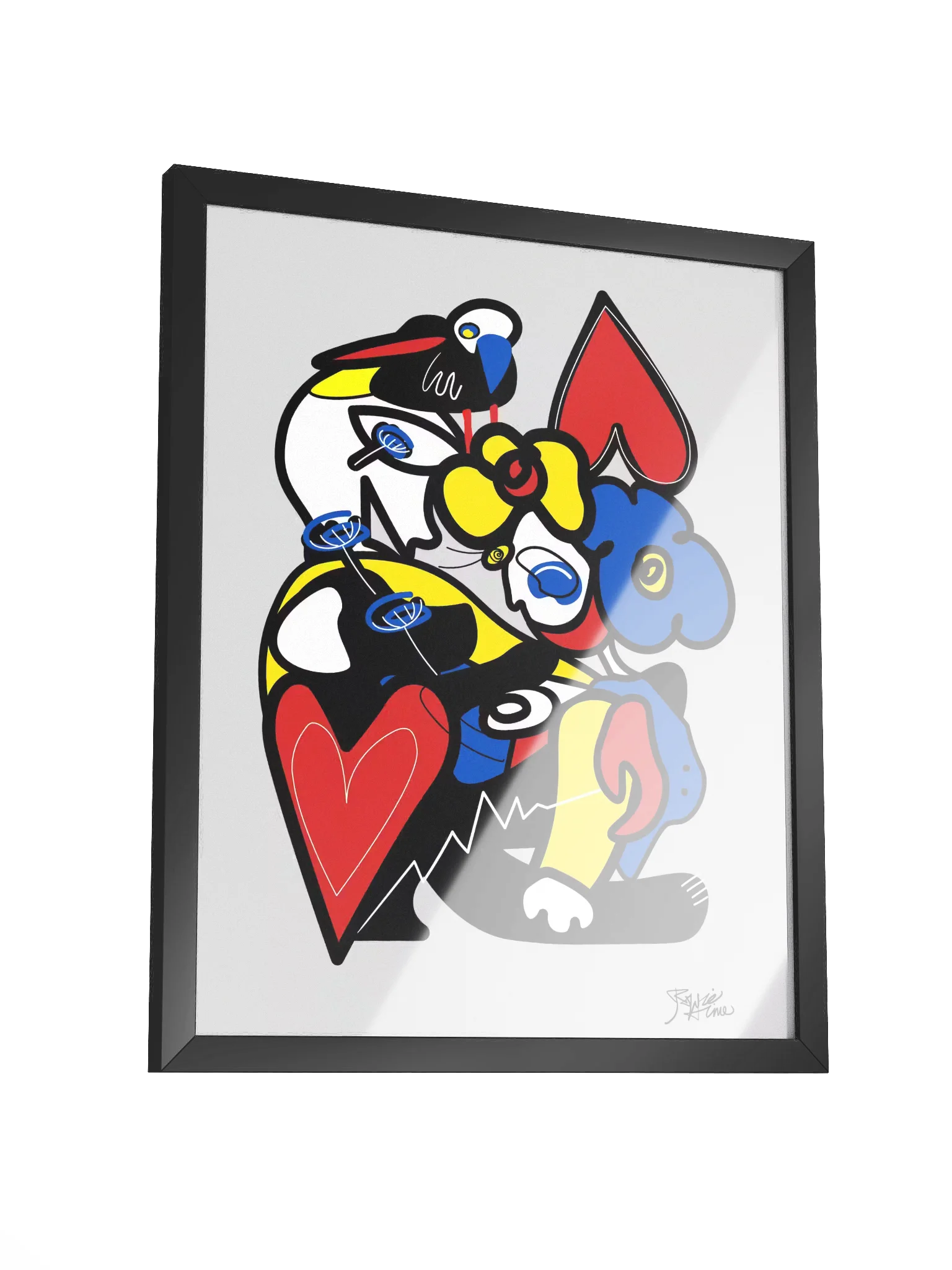 Framed Poster Wall Art: The beauty of loving a dog product image (3)