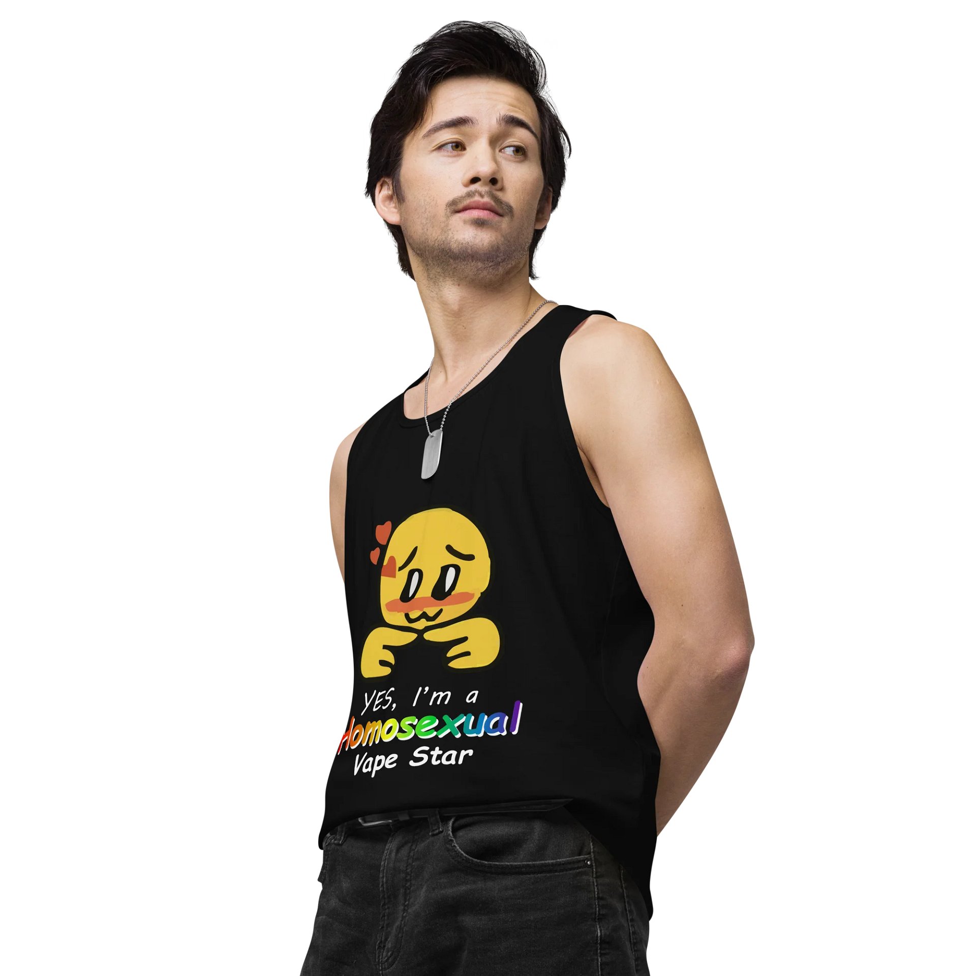 Vape Star Singlet (Dark) product image (5)