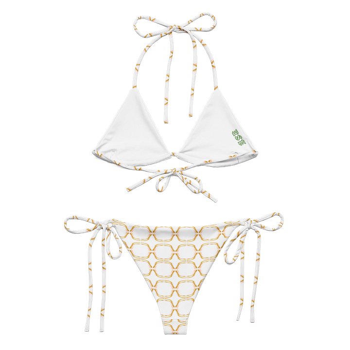Golden Grace Ornament-Print Infinite Flame Bikini Set product image (2)