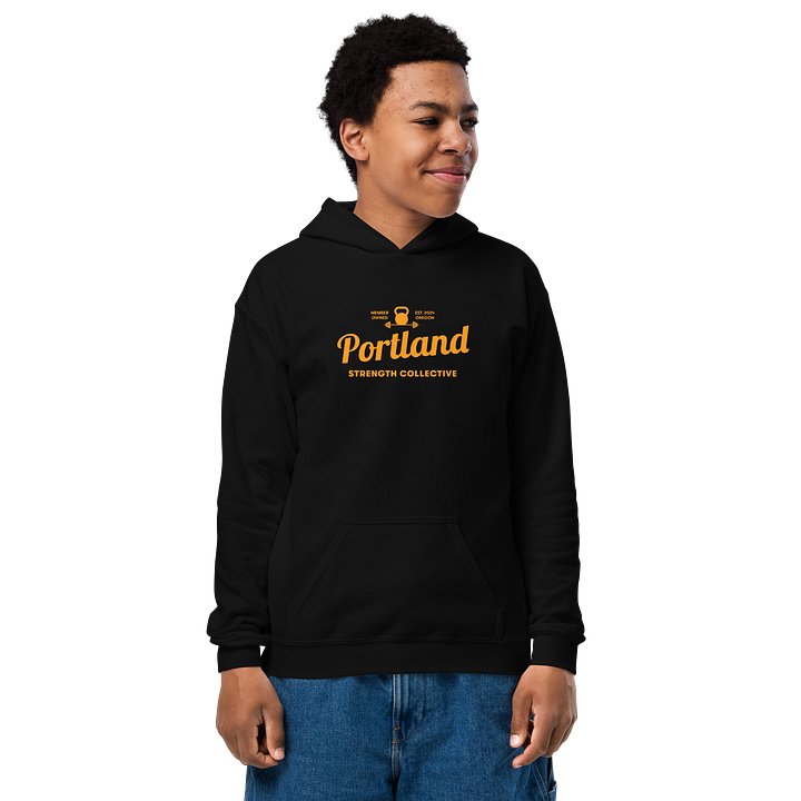 Kids PSC "Say Cheese" Hoodie (Gold Logo) product image (1)