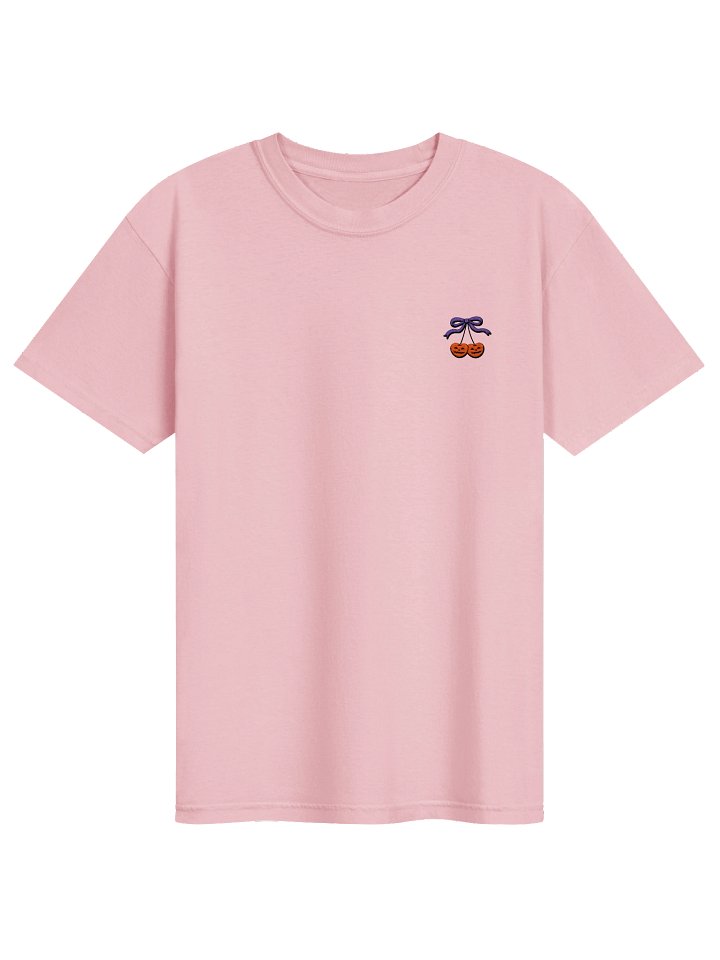 summerween pumpkin cherries embroidered shirt product image (17)