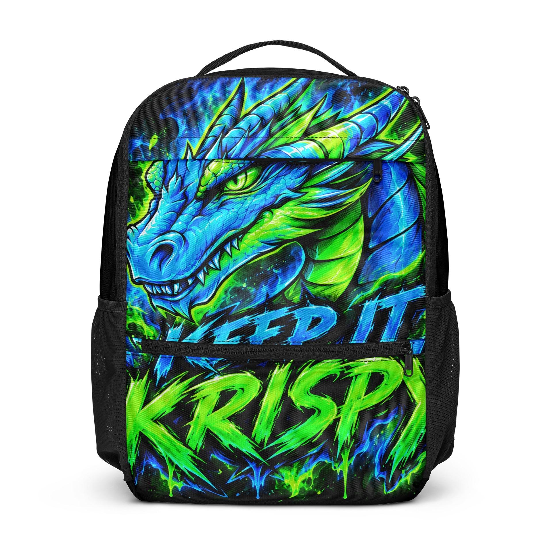 Keep It Krispy Neon Dragon Backpack product image (1)