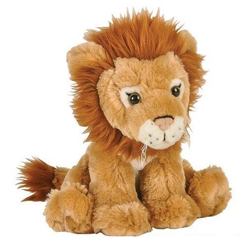 Cute 8" Lion Plush - Soft Stuffed Anime Style Jungle King Toy Gift product image (1)