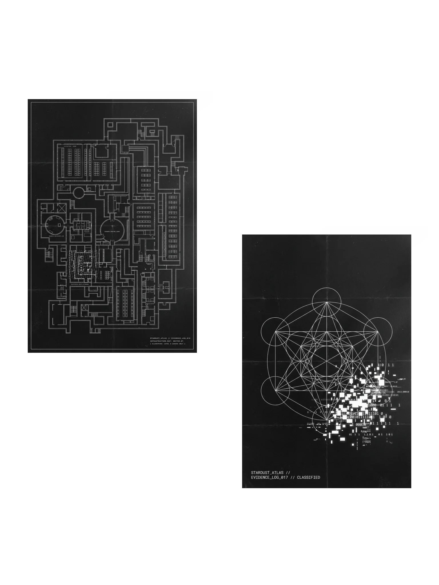// HARDWARE_SYNC // DUAL_BLUEPRINT_KIT - Simulation Theory Poster Set product image (2)