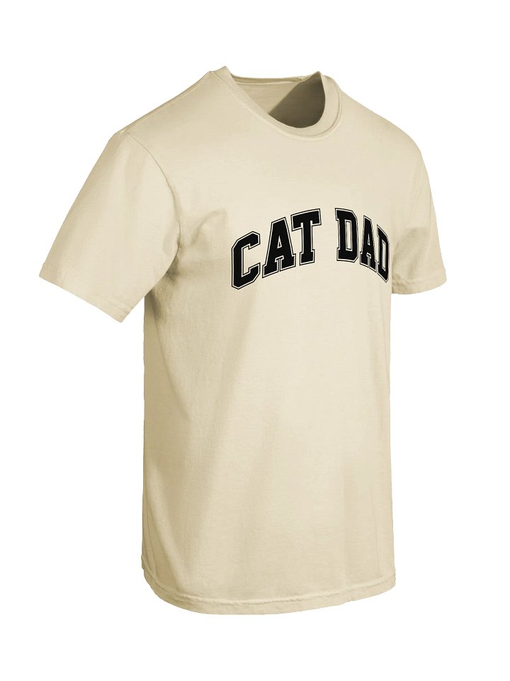 Cat Dad T-Shirt - Relaxed Fit Heavyweight Unisex Cotton T-Shirt product image (8)
